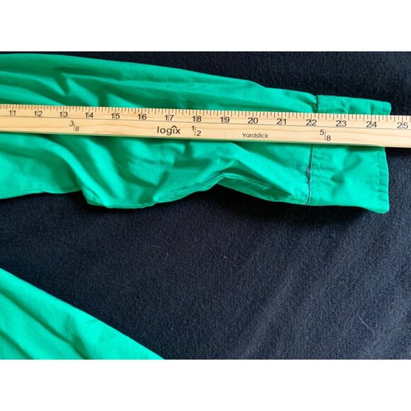 Van Heusen Womens Classic Fit Size XLarge Green Button-Down Shirt - Picture 7 of 10